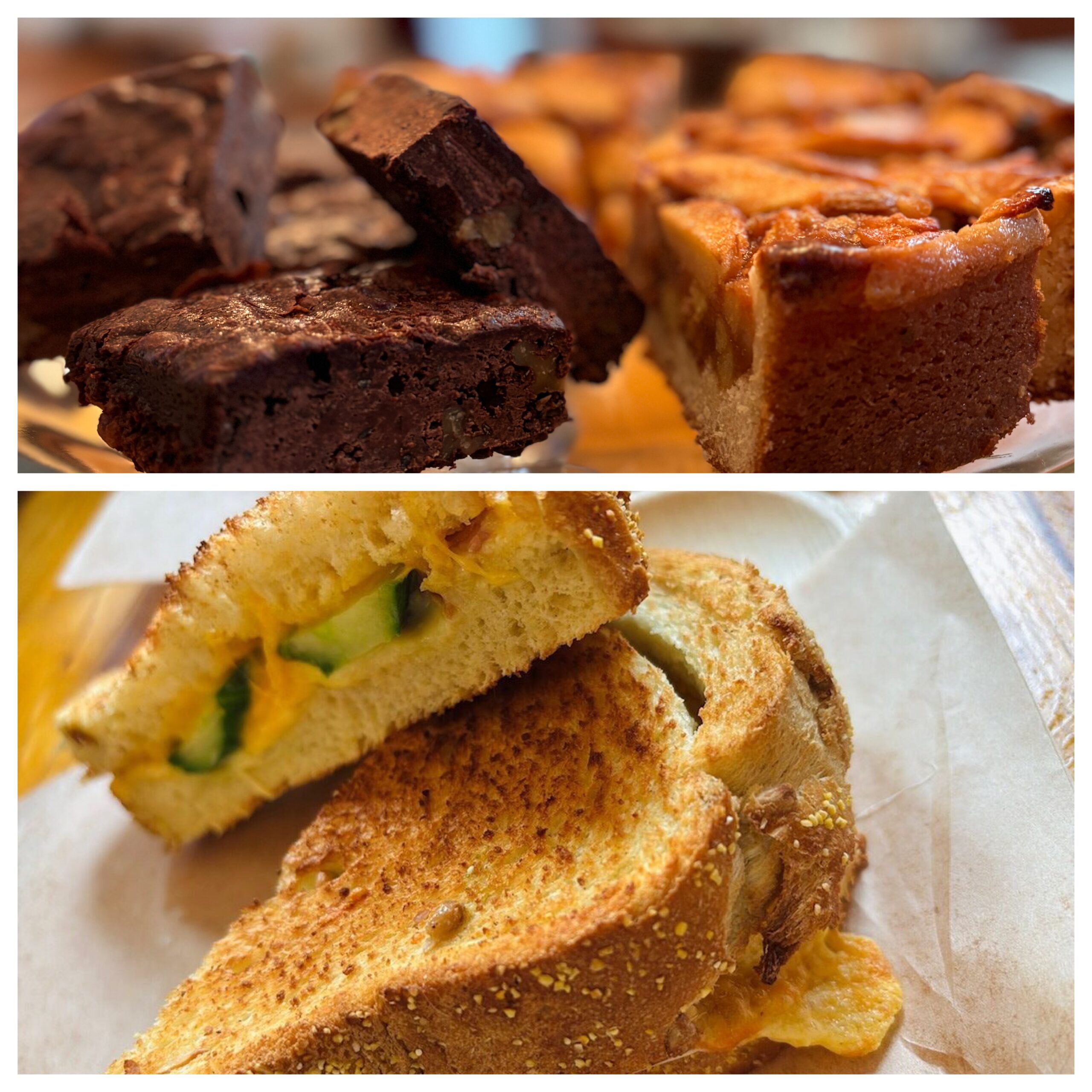 Brownies, apple pie and 'tosti's' at Museumcafé Pieter, Leiden